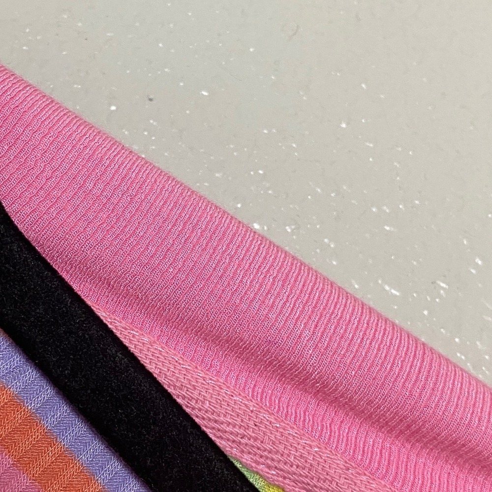 Cider Pastel Striped Cropped Polo Size Medium Kawaii Rainbow Y2K Kidcore Retro - Picture 4 of 5